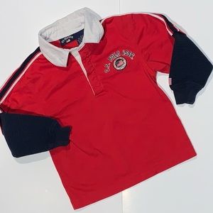 🧸 Polo Long Sleeve Rugby Shirt, Boys SIZE 4